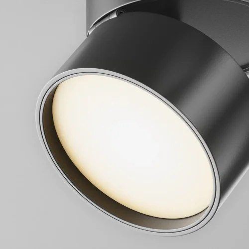 Светильник накладной LED Onda C024CL-L12B3K Maytoni чёрный 1 лампа, основание чёрное в стиле хай-тек круглый фото 3