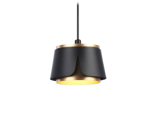 Светильник подвесной TN71247 Ambrella light чёрный 1 лампа, основание чёрное в стиле хай-тек современный  фото 4