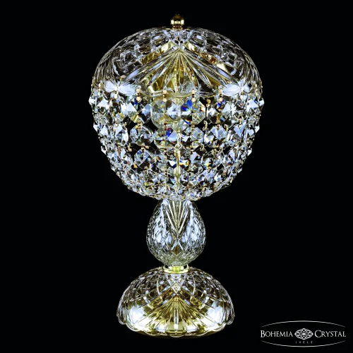 Настольная лампа 14771L1/22 Ni Bohemia Ivele Crystal прозрачная 3 лампы, основание никель металл в стиле классический sp фото 2