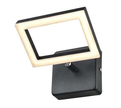 Бра LED Retta VL7112W01 Vele Luce чёрный серый на 1 лампу, основание чёрное серое в стиле хай-тек фото 3