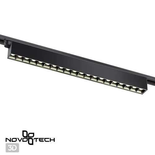 Трековый светильник однофазный Iter 358833 Novotech чёрный для шинопроводов серии Iter фото 4