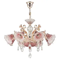 Бра Rosata 696622 Osgona розовый 2 лампы, основание золотое в стиле флористика 