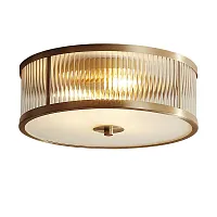 Светильник потолочный VENUS D60 204444-26 ImperiumLoft прозрачный 6 ламп, основание золотое в стиле арт-деко фьюжн американский 