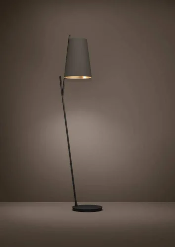 Торшер Petrosa 390197 Eglo  серый 1 лампа, основание чёрное в стиле современный
 фото 2