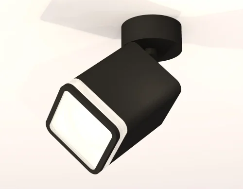 Светильник накладной Techno spot XM7813021 Ambrella light чёрный 1 лампа, основание чёрное в стиле хай-тек современный квадратный фото 2