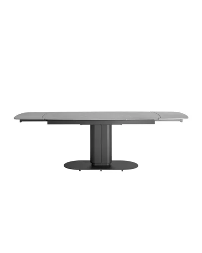 Стол обеденный Глория раскладной, 170-250*90, керамика серая УТ000034949 Stool Group столешница чёрная из керамика фото 3