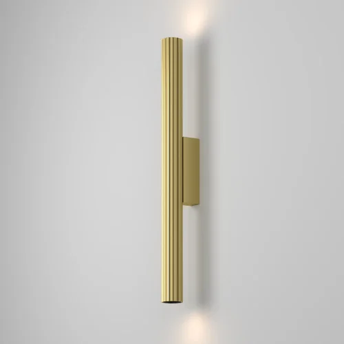 Бра LED Calipso C082WL-12W2.7K-BS Maytoni латунь на 1 лампу, основание латунь в стиле хай-тек современный фото 3