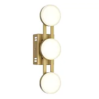Бра LED Monro SL6610.201.03 ST-Luce белый на 1 лампу, основание золотое в стиле современный 