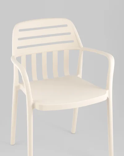 Стул Siena, пластик бежевый УТ000039939 Stool Group, бежевый/пластик, ножки/пластик/бежевый, размеры - *800**** фото 7