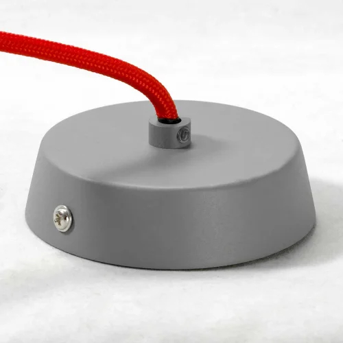 Светильник подвесной лофт LSP-8019 Lussole серый 1 лампа, основание серое в стиле лофт  фото 6