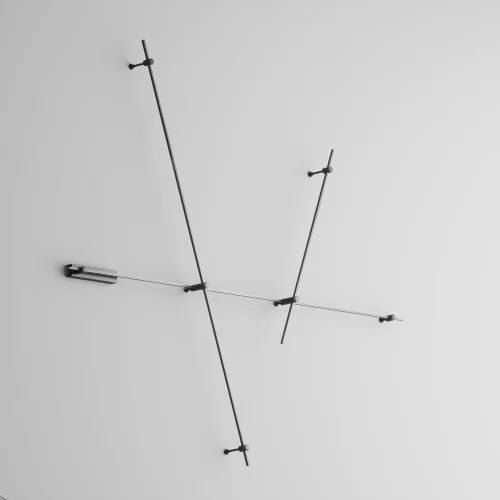 Шинопровод 1м Magnetic trаck system Flarity TRX154-111B Maytoni чёрный в стиле для светильников серии Magnetic trаck system Flarity шинопровод flarity магнитная фото 4