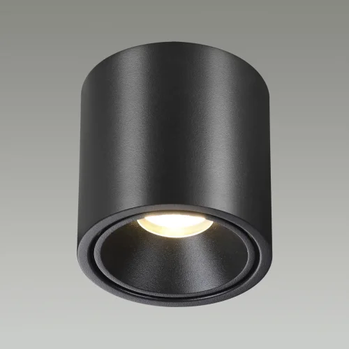 Светильник накладной LED Redo 6619/10CL Odeon Light чёрный 1 лампа, основание чёрное в стиле хай-тек круглый фото 4