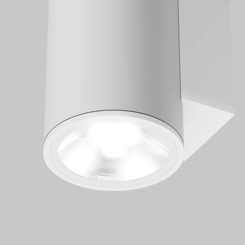 Настенный светильник LED Shim O303WL-L10W3K Maytoni уличный IP65 белый 1 лампа, плафон белый в стиле хай-тек современный LED фото 4