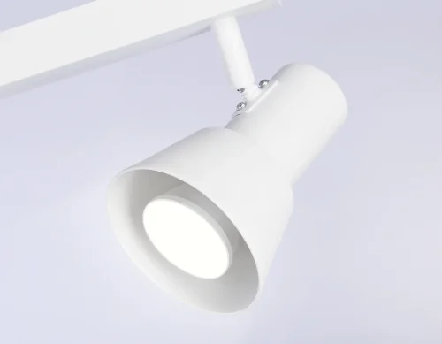 Спот с 2 лампами TA13115 Ambrella light белый GU10 в стиле хай-тек современный  фото 3