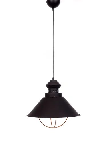 Светильник подвесной Kugar  LDP 7930 BK Lumina Deco чёрный 1 лампа, основание чёрное в стиле современный лофт  фото 4