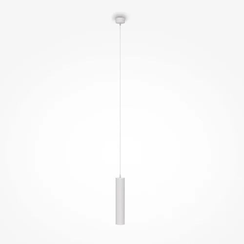 Светильник подвесной Focus P075PL-01W Maytoni белый на 1 лампу, основание белое в стиле современный хай-тек трубочки фото 7 Светильник подвесной Focus P075PL-01W Maytoni белый на 1 лампу, основание белое в стиле современный хай-тек трубочки фото 7