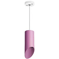 Светильник подвесной Rullo RP43232 Lightstar розовый 1 лампа, основание белое в стиле современный 