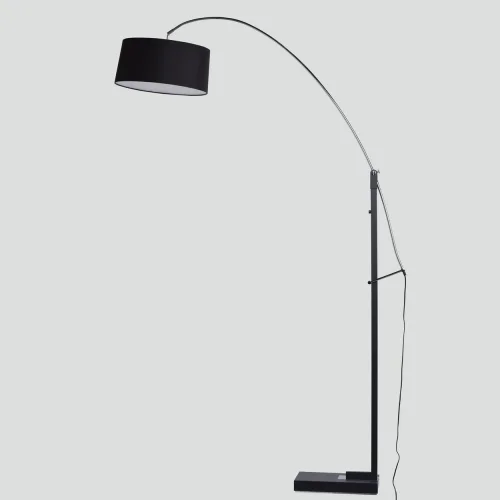 Торшер Эдгар 408042603 DeMarkt чёрный на 3 лампы, основание чёрное в стиле современный фото 4