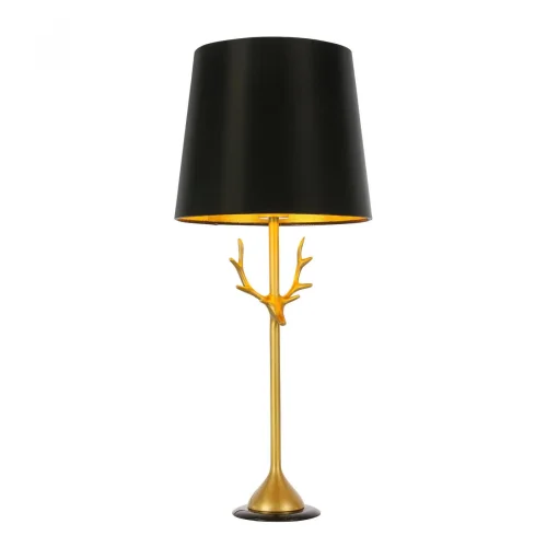 Настольная лампа Velossa SL1123.204.01 ST-Luce чёрная 1 лампа, основание латунь металл в стиле классический 