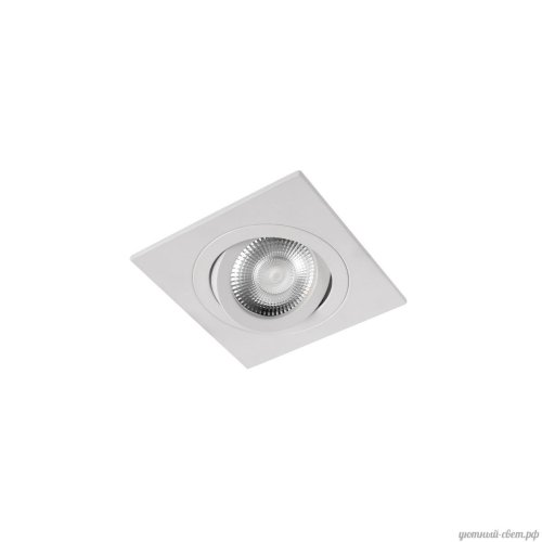 Светильник точечный Hap 10341/A White LOFT IT белый 1 лампа, основание белое в стиле современный хай-тек квадратный