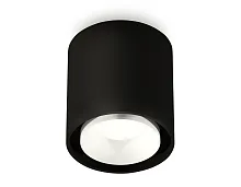 Светильник накладной Techno spot XS7723001 Ambrella light чёрный 1 лампа, основание чёрное в стиле хай-тек современный круглый