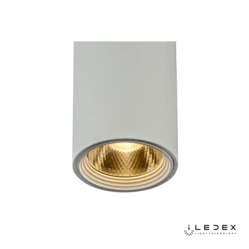 Светильник подвесной LED Oxygen X058105 WH iLedex белый на 1 лампу, основание белое в стиле хай-тек современный трубочки фото 2