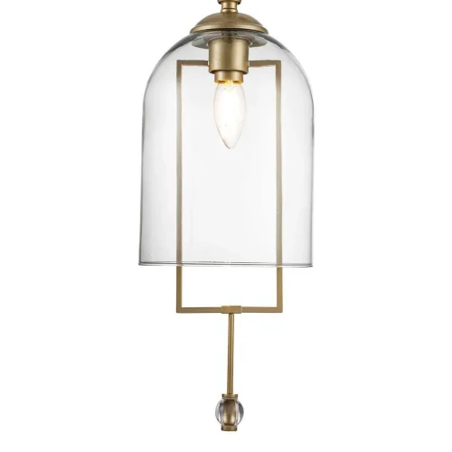 Светильник подвесной Alta V000394 Indigo прозрачный 1 лампа, основание золотое в стиле современный  фото 4