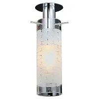 Светильник потолочный LSP-9551 Lussole белый 1 лампа, основание хром в стиле современный 