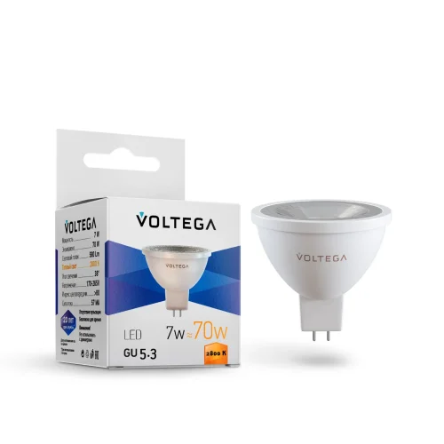 Лампа LED Simple 7062 Voltega VG2-S1GU5.3warm7W  GU5.3 7вт