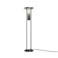 Торшер LED Ikebana MOD463FL-L24B3K Maytoni дымчатый на 1 лампу, основание чёрное в стиле современный 