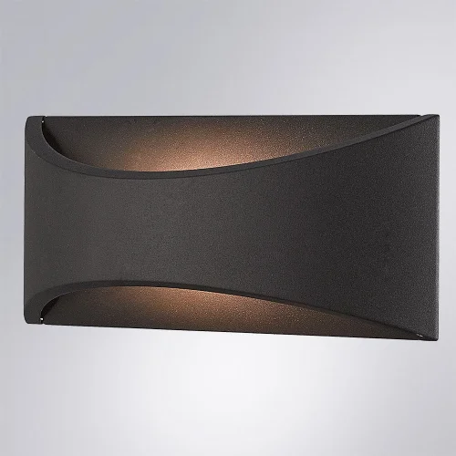 Настенный светильник LED уличный Dino A8288AL-1BK Arte Lamp уличный IP54 чёрный на 1 лампу, плафон чёрный в стиле хай-тек современный LED фото 5 Настенный светильник LED уличный Dino A8288AL-1BK Arte Lamp уличный IP54 чёрный на 1 лампу, плафон чёрный в стиле хай-тек современный LED фото 5