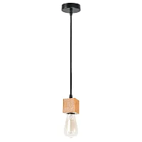 Светильник подвесной Mark A7048SP-1BK Arte Lamp без плафона на 1 лампу, основание чёрное в стиле лофт современный 
