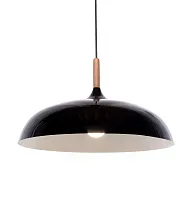 Светильник подвесной Versi LDP 7899 BK Lumina Deco чёрный 1 лампа, основание чёрное в стиле минимализм современный 