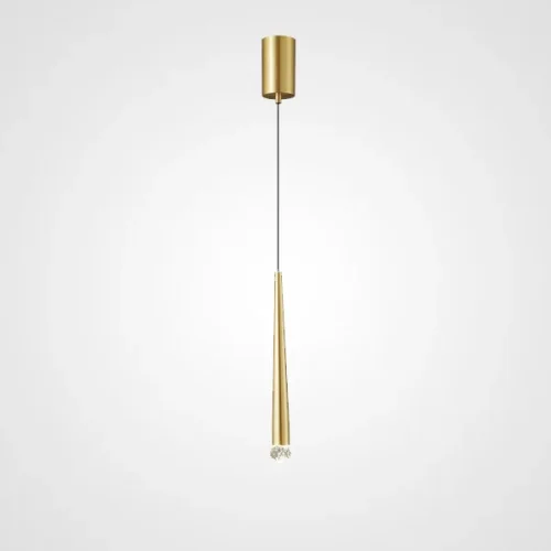 Светильник подвесной MAGRIT LUX H60 Brass 213854-23 ImperiumLoft прозрачный 1 лампа, основание латунь в стиле современный лофт  фото 3