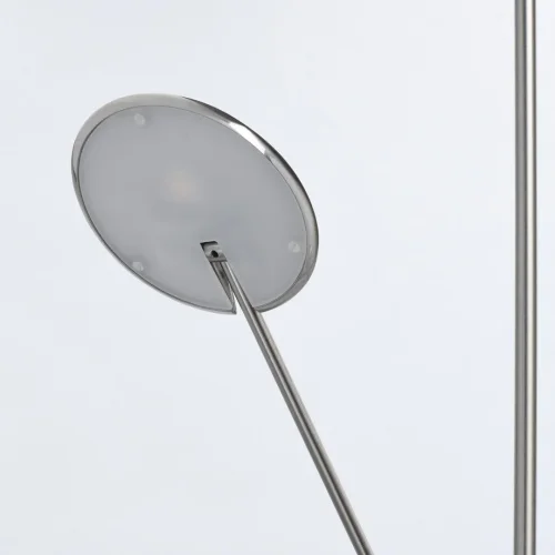 Торшер LED Гэлэкси 632045702 DeMarkt для чтения матовый никель 1 лампа, основание матовое никель в стиле хай-тек
 фото 9