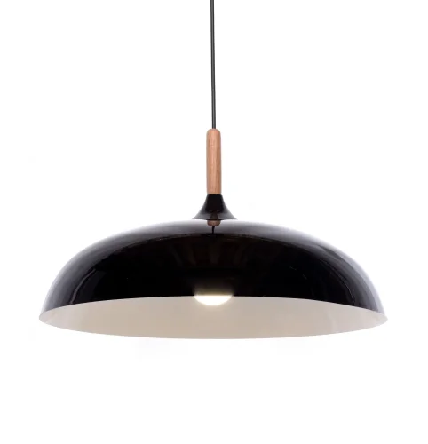 Светильник подвесной Versi LDP 7899 BK Lumina Deco чёрный 1 лампа, основание чёрное в стиле минимализм современный 