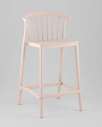 Стул полубарный Campo, пластик бежевый УТ000039940 Stool Group, бежевый/пластик, ножки/пластик/бежевый, размеры - *****