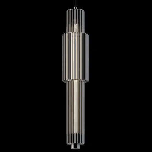 Светильник подвесной LED Verticale MOD308PL-L9CH3K Maytoni прозрачный на 1 лампу, основание хром в стиле современный 