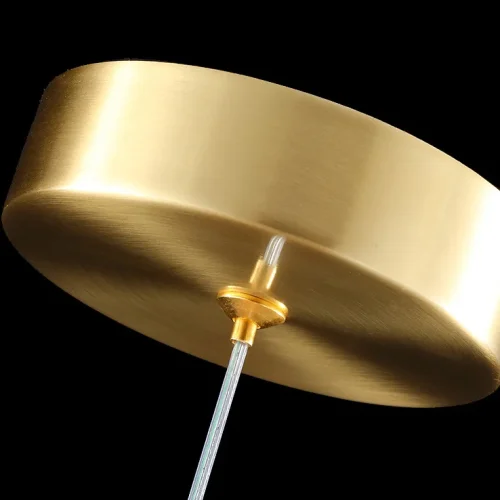 Светильник подвесной BLISS brass 186783-23 ImperiumLoft прозрачный на 1 лампу, основание латунь в стиле современный арт-деко фото 3