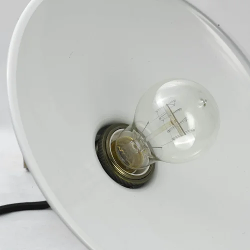Светильник подвесной лофт LSP-9605 Lussole белый 1 лампа, основание белое в стиле лофт  фото 3