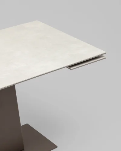 Стол Арнон 120-180/80/76 МДФ16/керамика Carmen light grey УТ000040452 Stool Group столешница серая из керамика мдф фото 6