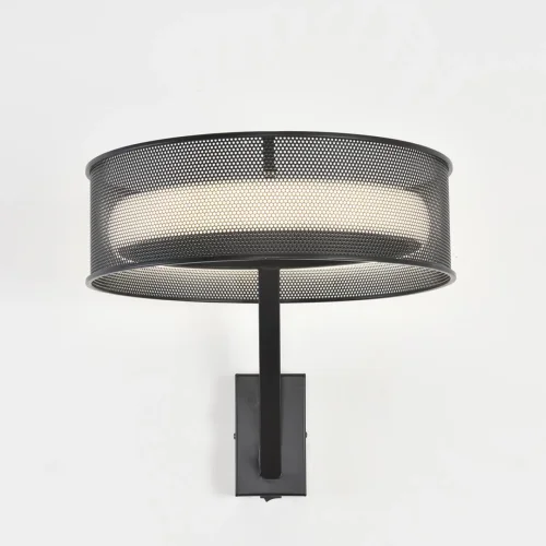 Бра с выключателем LED Alva 8370/15WL Lumion чёрный на 1 лампу, основание чёрное в стиле лофт фото 4
