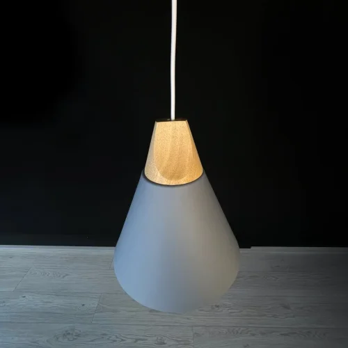 Светильник подвесной XD-B Gray 178214-26 ImperiumLoft серый 1 лампа, основание серое в стиле скандинавский  фото 8