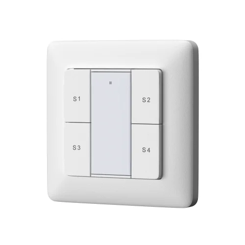 4-х кнопочная DALI DT6 панель для одной группы и 4-х сцен 721052 Maytoni на 1 , основание белое в стиле 