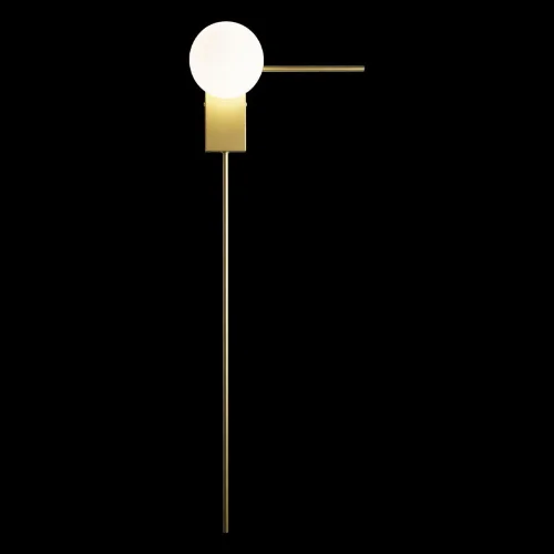 Бра Meridian 10132/H Gold LOFT IT белый на 1 лампа, основание золотое в стиле хай-тек  фото 2