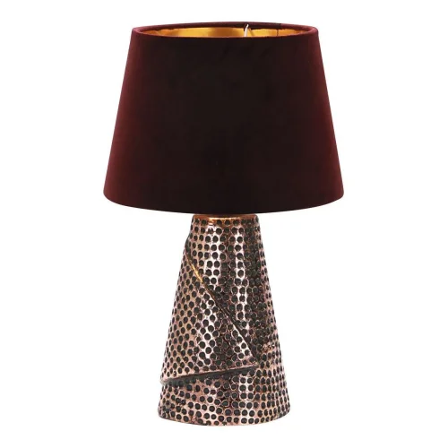 Настольная лампа 10164/T Vinous Escada бордовая 1 лампа, основание золотое керамика в стиле современный 