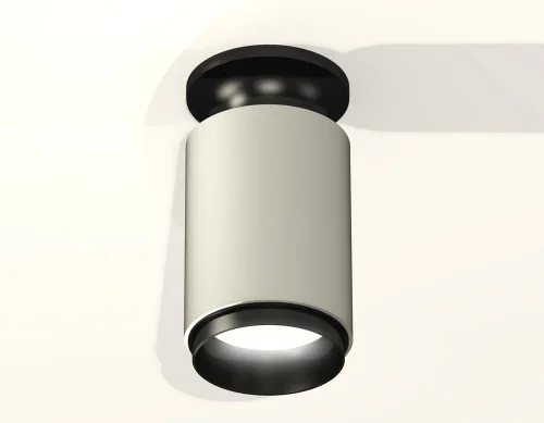Светильник накладной Techno spot XS6314080 Ambrella light серый 1 лампа, основание чёрное в стиле современный круглый фото 3
