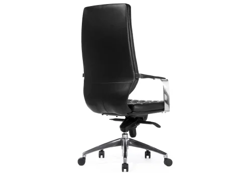 Компьютерное кресло Isida black / satin chrome 15428 Woodville, чёрный/экокожа, ножки/металл/хром, размеры - ****650* фото 5