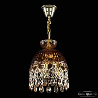 Светильник подвесной 5478/22 G Amber/M-1G K721 Bohemia Ivele Crystal янтарный 3 лампы, основание золотое прозрачное в стиле классика sp