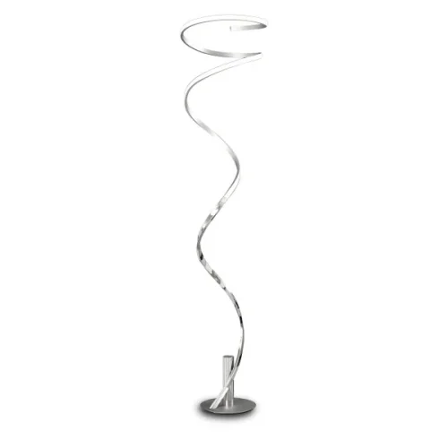 Торшер LED HELIX 6100 Mantra хром на 1 лампу, основание серебряное хром в стиле современный 